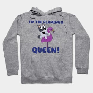 Im The Flamingo Queen Matching Family Vacation Hoodie